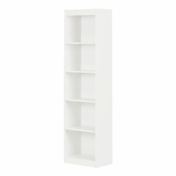 BookCase: Vennat 5-Shelf Narrow Bookcase