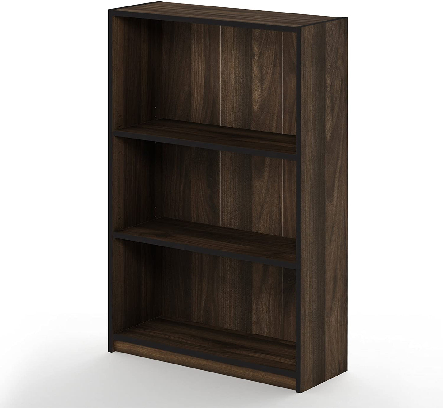 Bookshelf: 3-Tier Adjustable Shelf