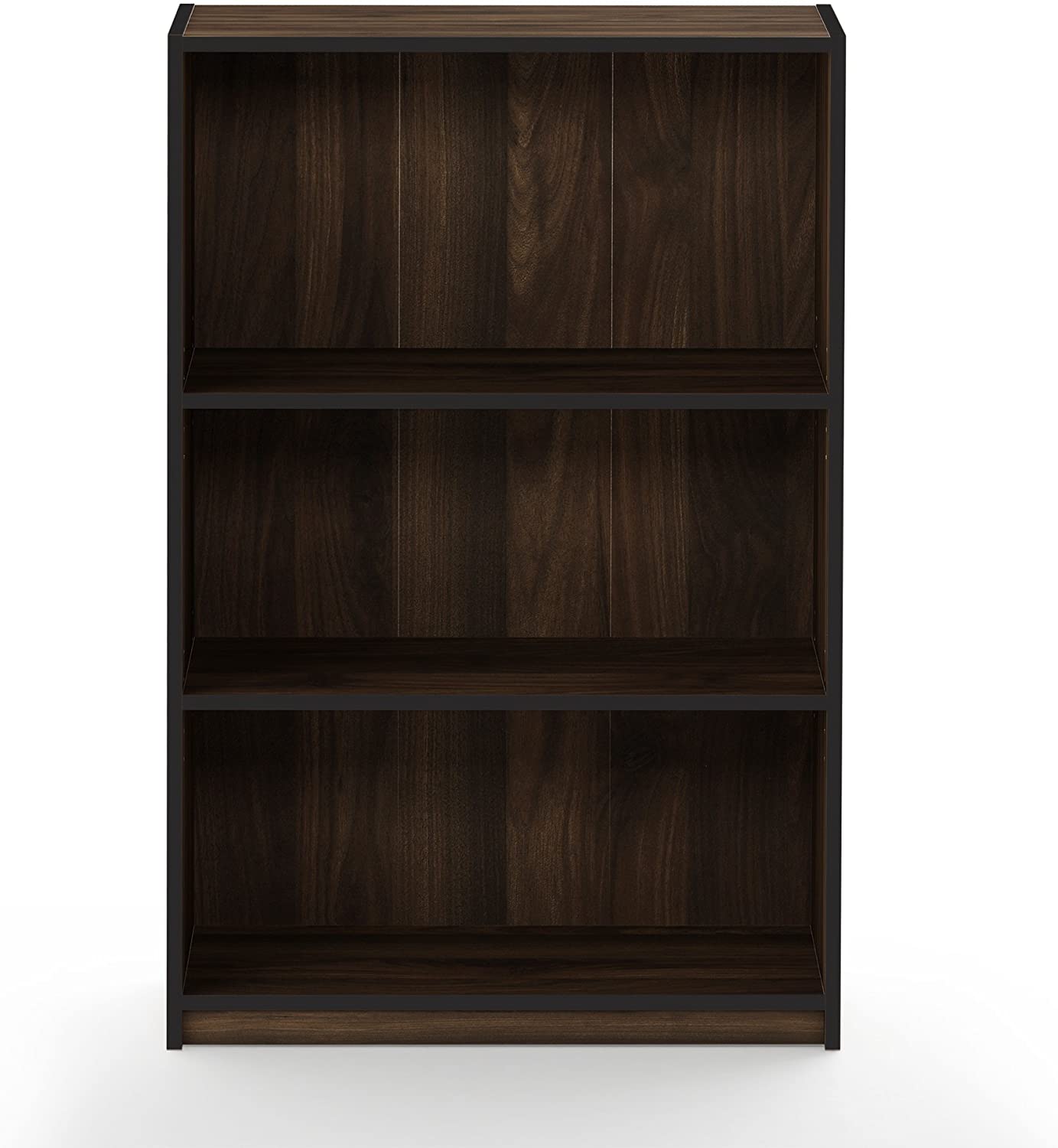 Bookshelf: 3-Tier Adjustable Shelf