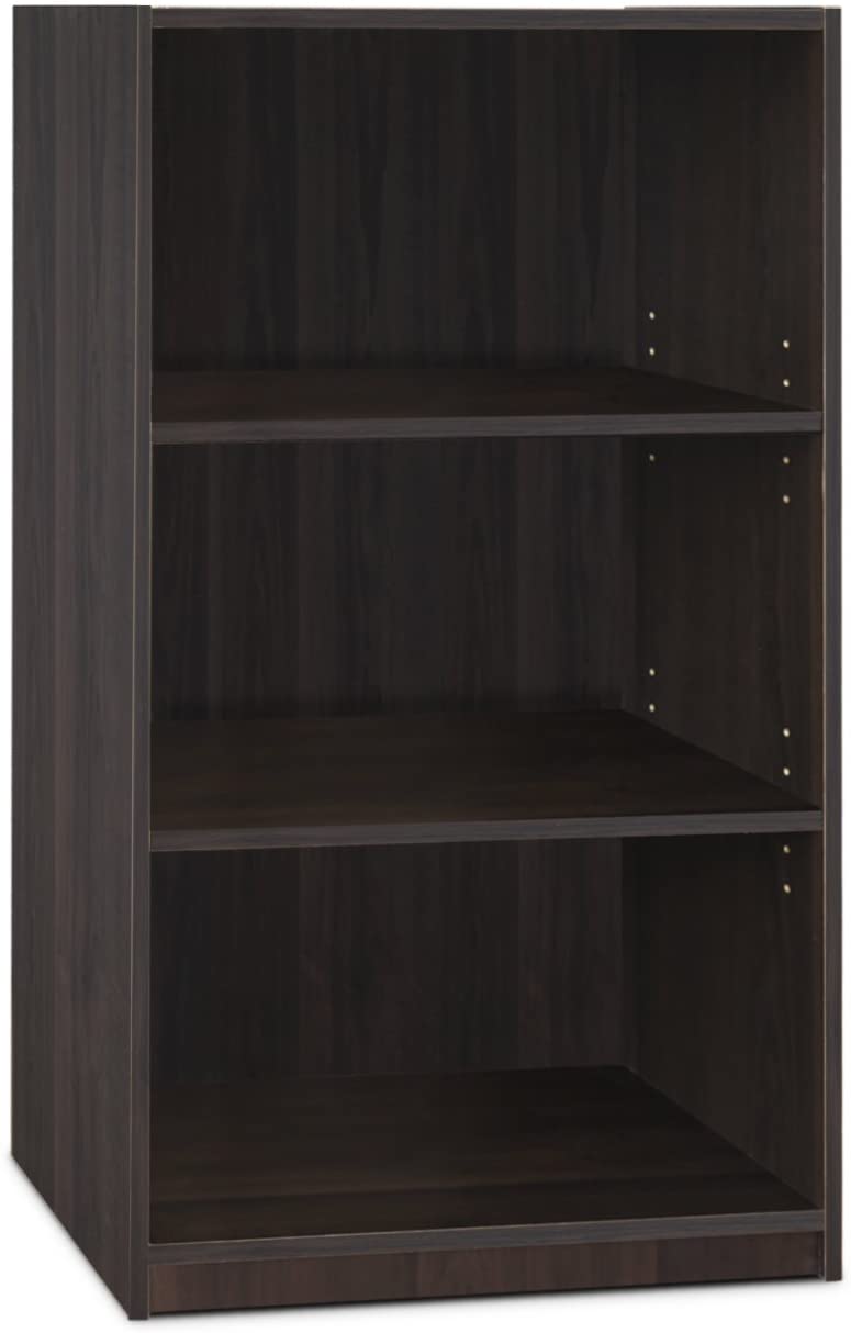Bookshelf: 3-Tier Adjustable Shelf