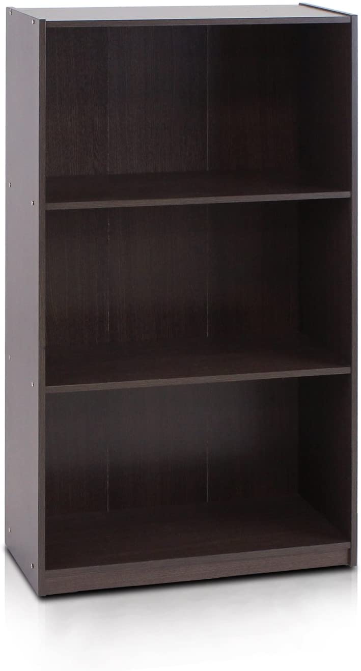 Bookshelf: 3-Tier Bookcase Storage Shelves