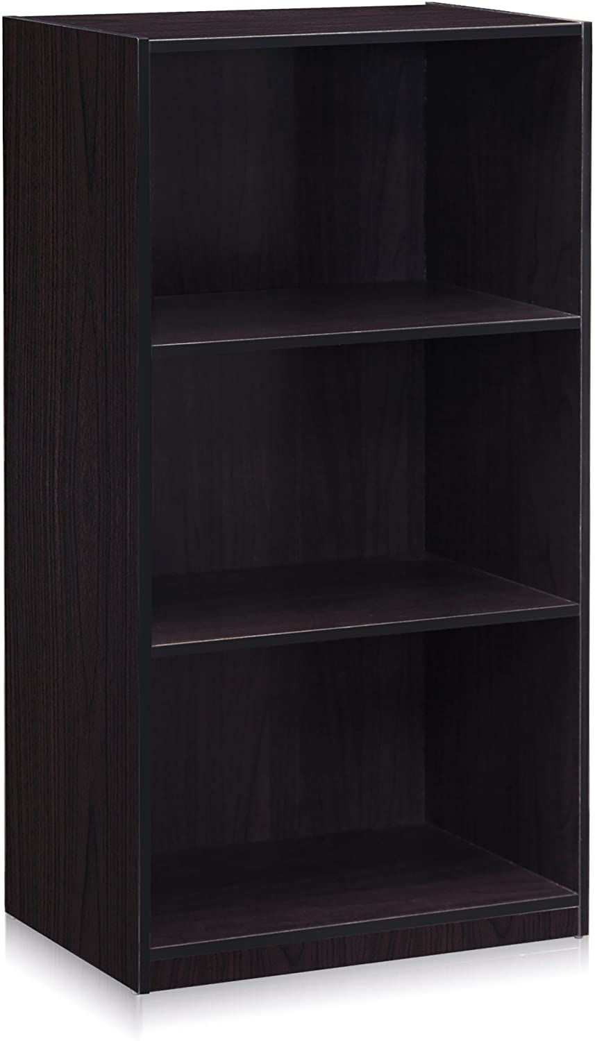 Bookshelf: 3-Tier Bookcase Storage Shelves