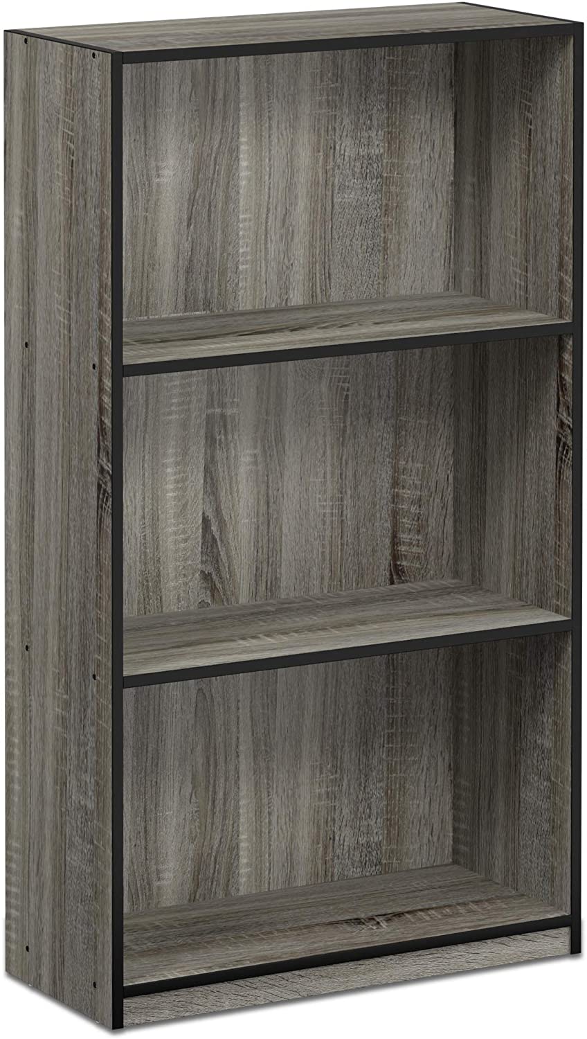 Bookshelf: 3-Tier Bookcase Storage Shelves