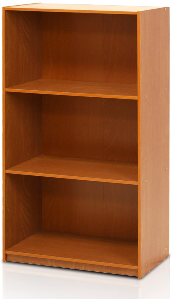 Bookshelf: 3-Tier Bookcase Storage Shelves