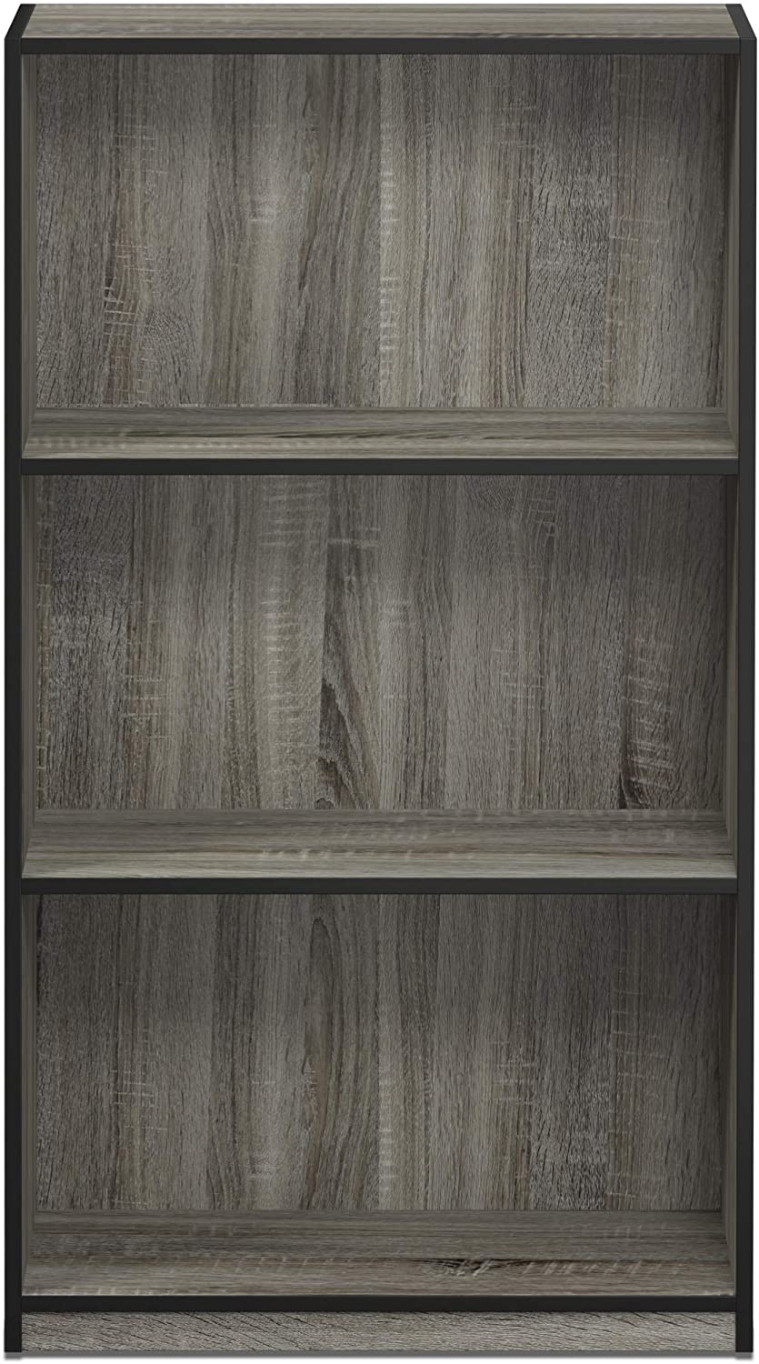 Bookshelf: 3-Tier Bookcase Storage Shelves