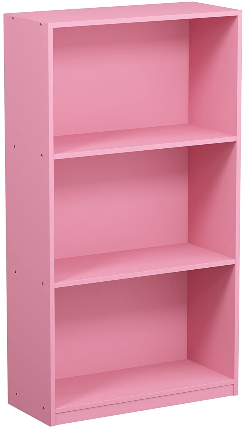Bookshelf: 3-Tier Bookcase Storage Shelves