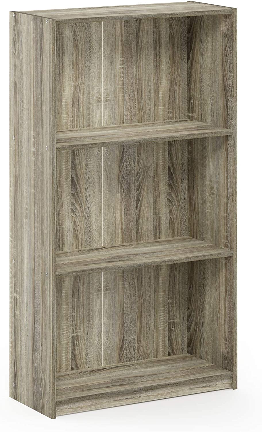 Bookshelf: 3-Tier Bookcase Storage Shelves