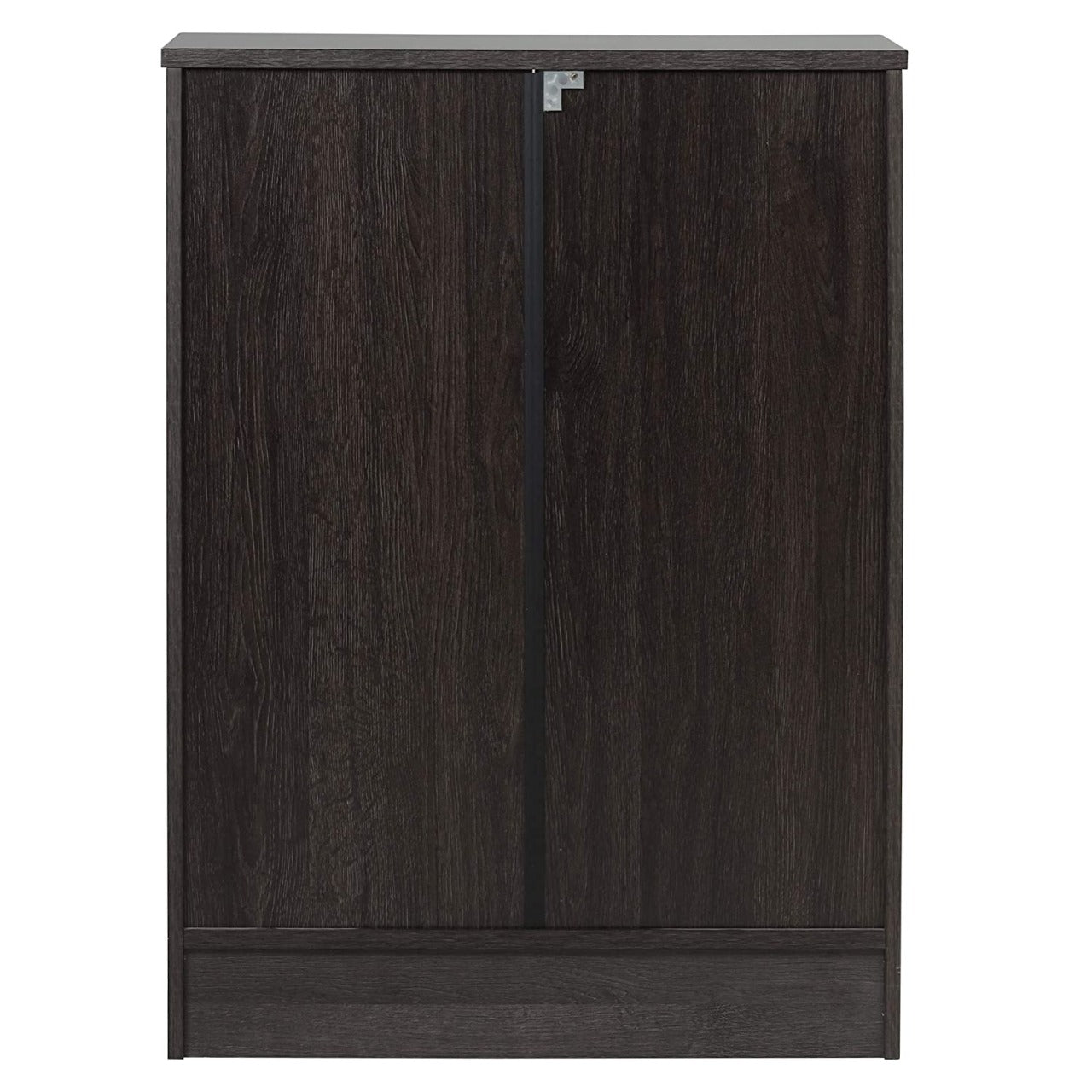 Bookshelf Black Wide 3-Shelf Bookcase