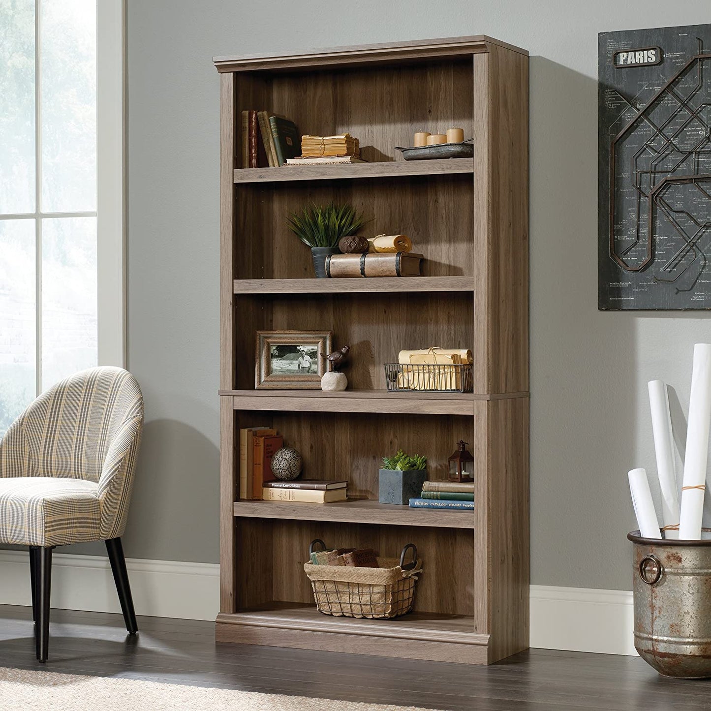 Bookshelf: Classic 5-Shelf Bookcase