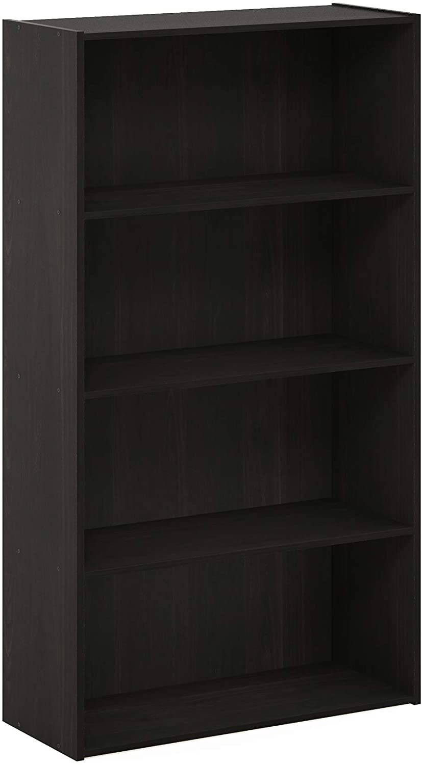 Bookshelf: Espresso 4 Tier Open Shelf