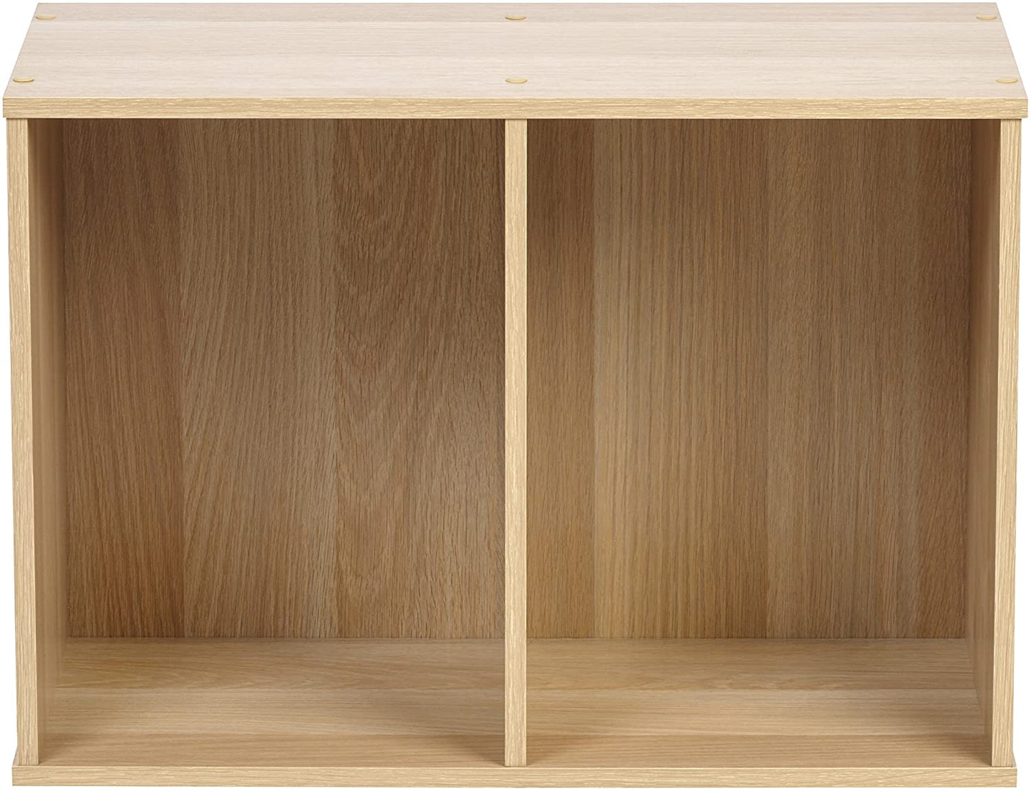 Bookshelf: Modern 2 Tier Shelf Small Bookcase