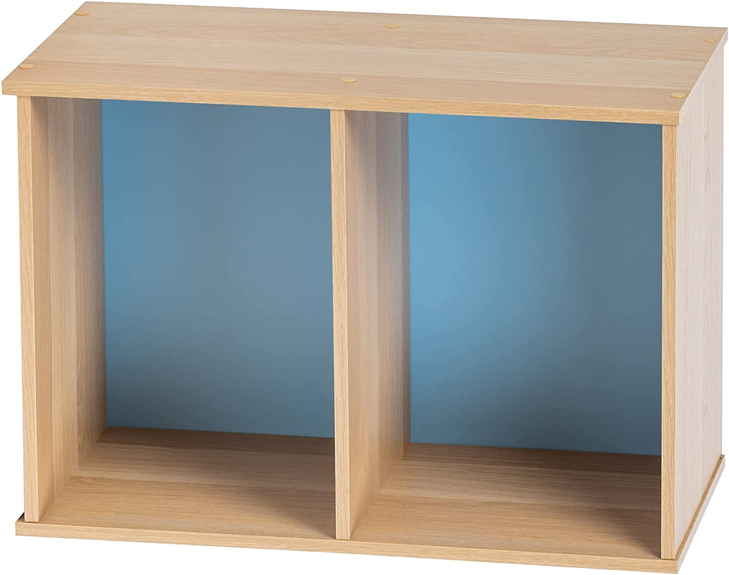 Bookshelf: Modern 2 Tier Shelf Small Bookcase