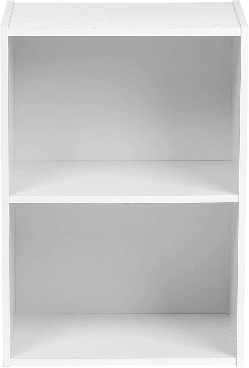 Bookshelf: Modern 2 Tier Shelf Small Bookcase