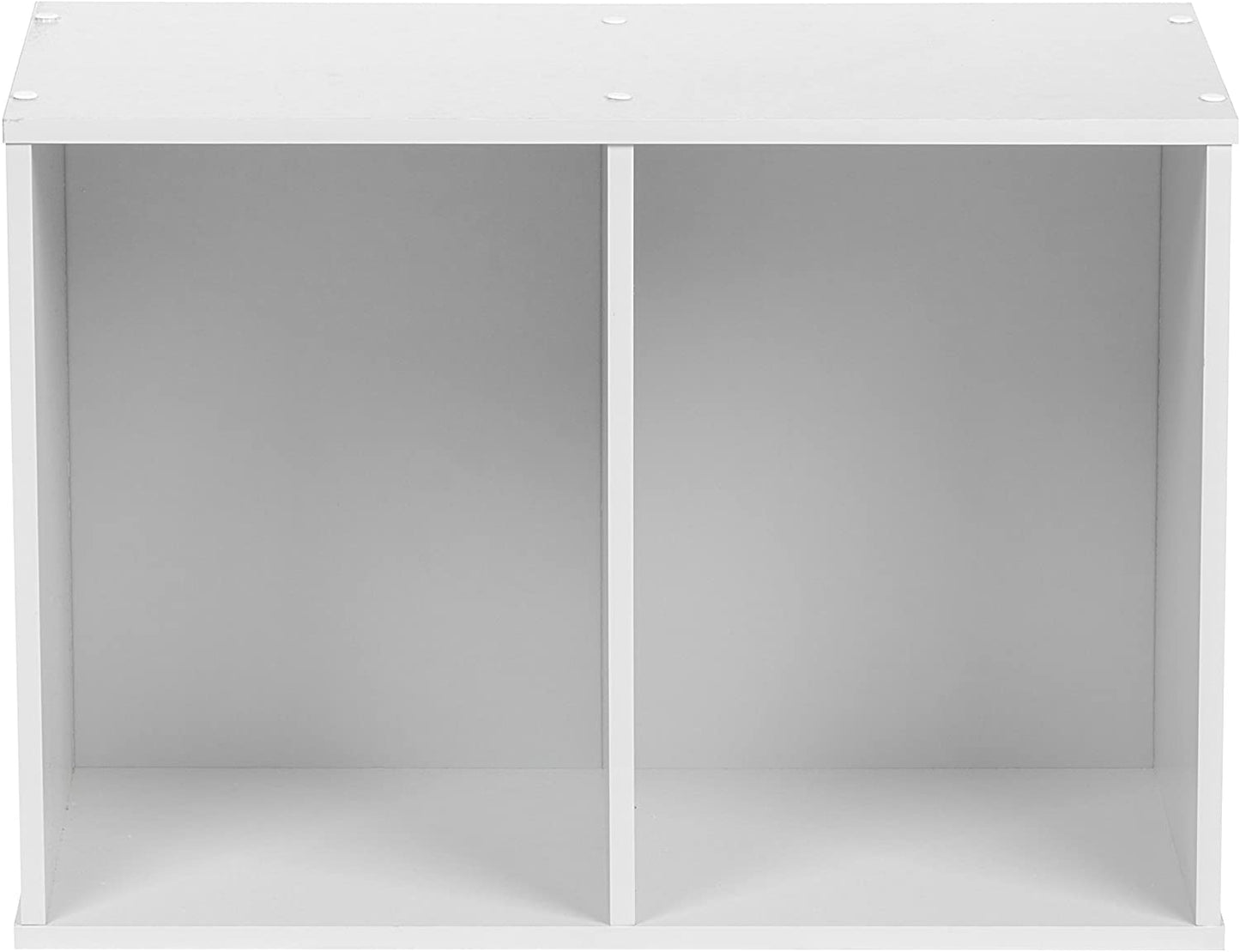 Bookshelf: Modern 2 Tier Shelf Small Bookcase