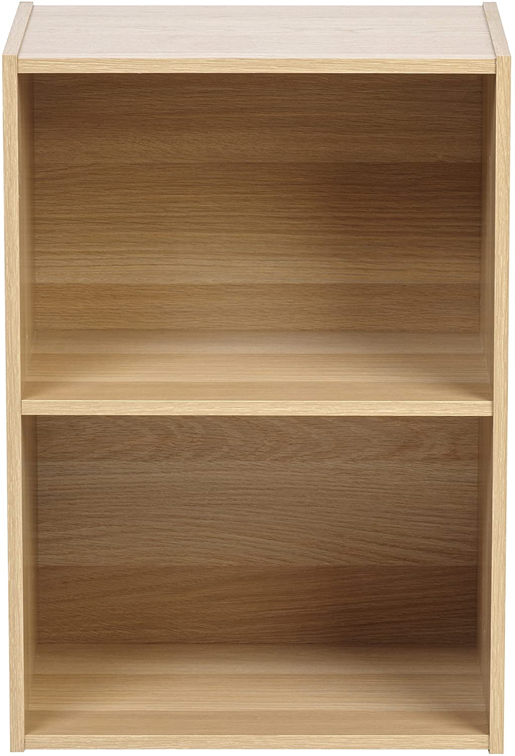 Bookshelf: Modern 2 Tier Shelf Small Bookcase