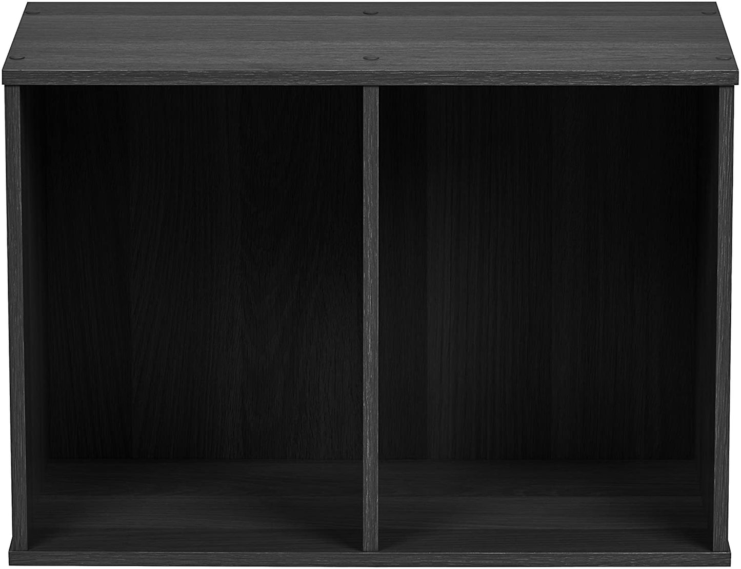 Bookshelf: Modern 2 Tier Shelf Small Bookcase