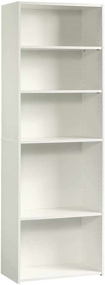 Bookshelf: Soft White finish 5-Shelf Bookcase