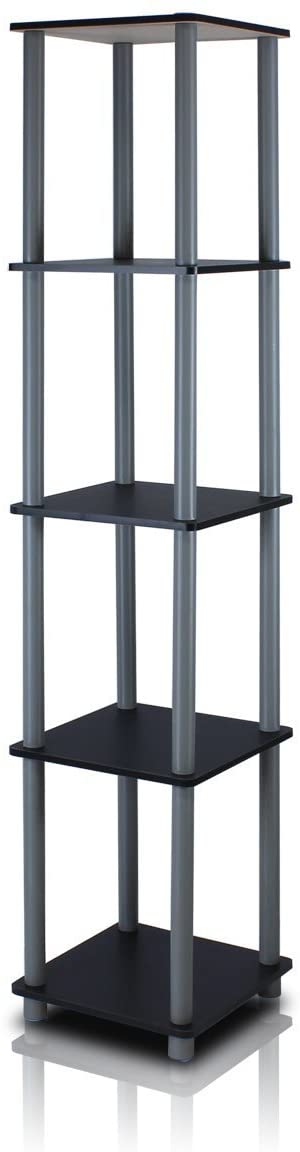 Bookshelf: Turn-N-Tube 5-Tier Corner Square Rack Display Shelf