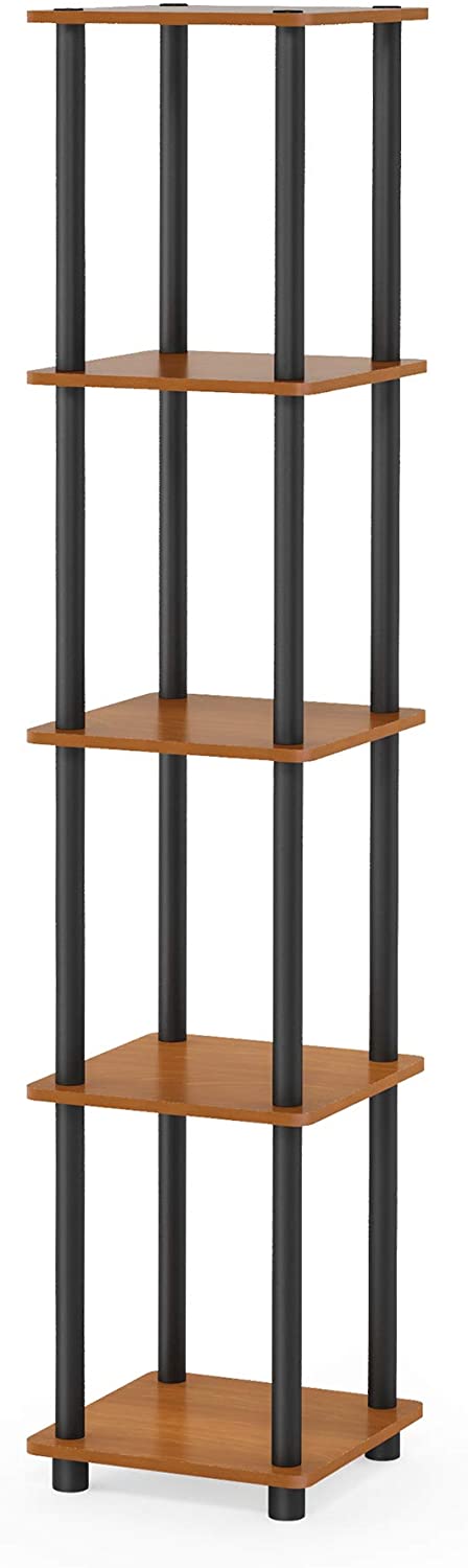 Bookshelf: Turn-N-Tube 5-Tier Corner Square Rack Display Shelf