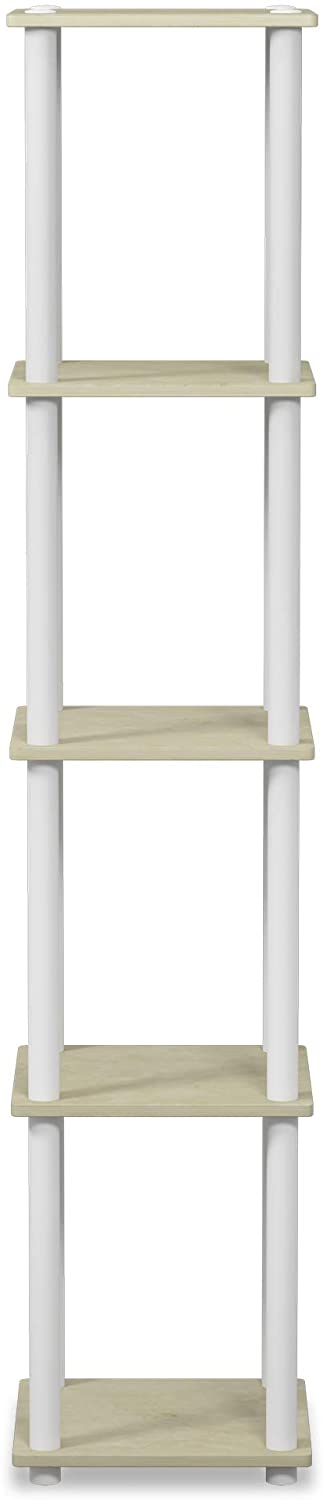 Bookshelf: Turn-N-Tube 5-Tier Corner Square Rack Display Shelf