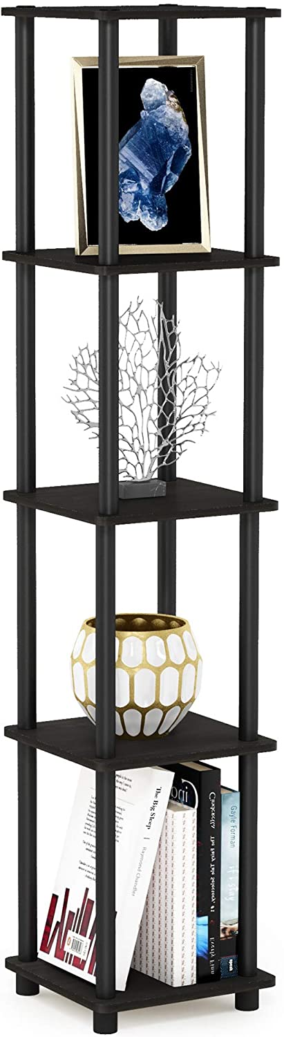 Bookshelf: Turn-N-Tube 5-Tier Corner Square Rack Display Shelf
