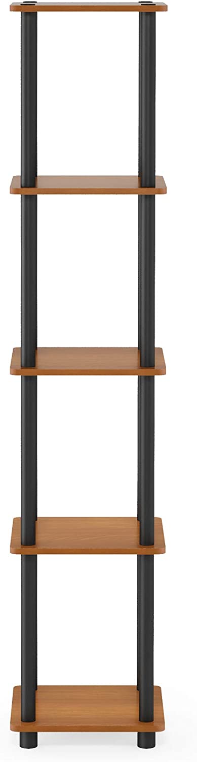 Bookshelf: Turn-N-Tube 5-Tier Corner Square Rack Display Shelf