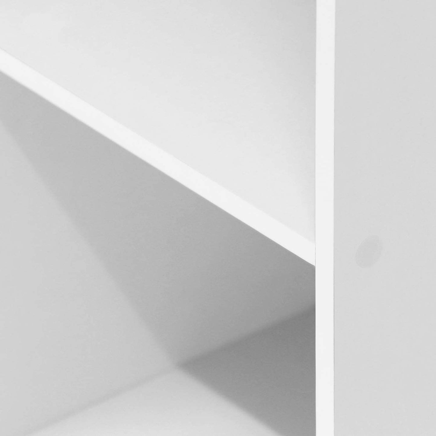 Bookshelf: White 3-Tier Open Shelf Bookcase