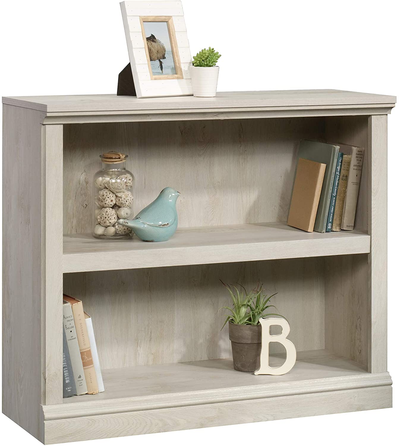 Bookshelf: Wooden 2-Shelf Bookcase