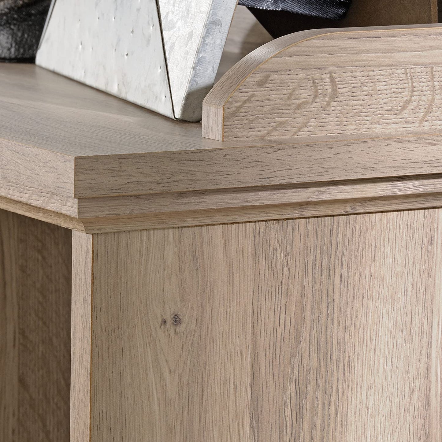 Bookshelf: Wooden Oak Finish Bookcase
