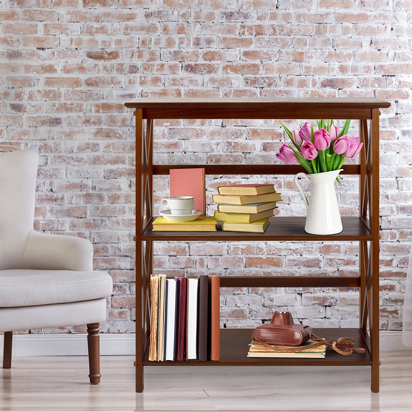 Bookshelf: X-Design Style 3-Shelf Bookcase