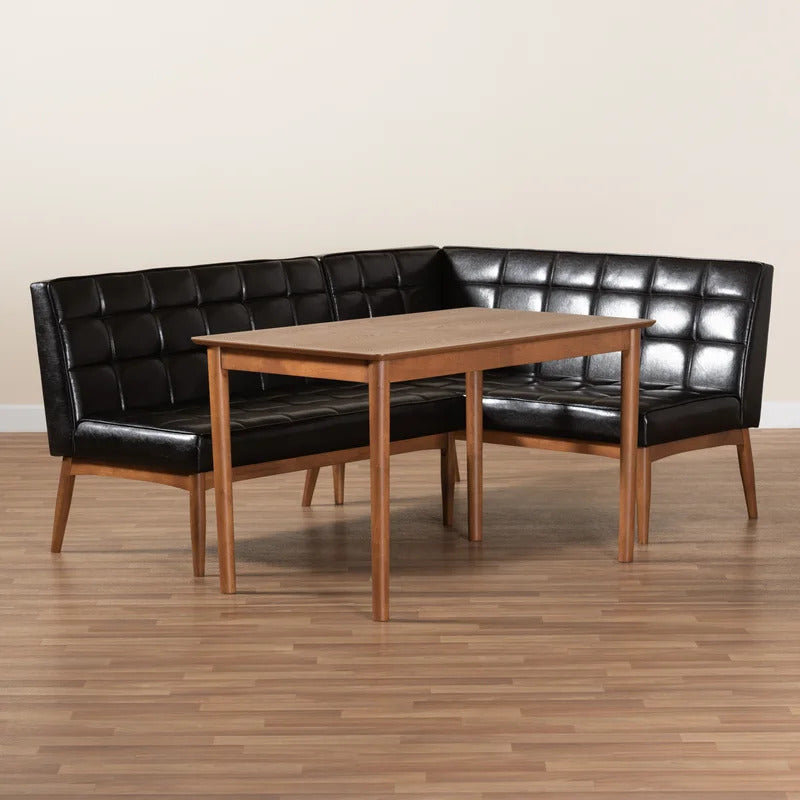Breakfast Table: 4 Person Breakfast Nook Dining Set