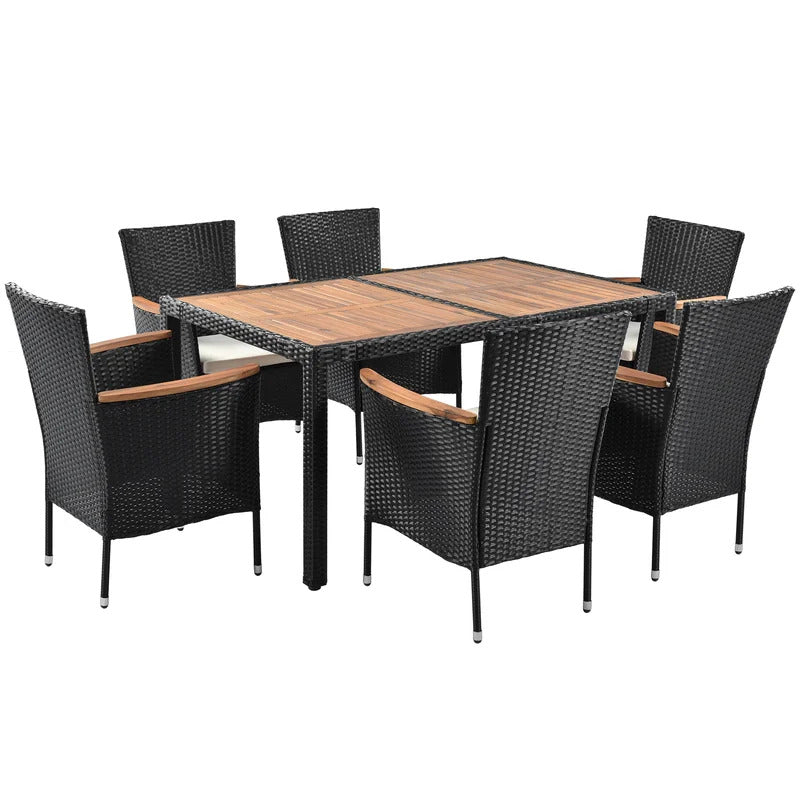Breakfast Table: 6 Seater Dining Set