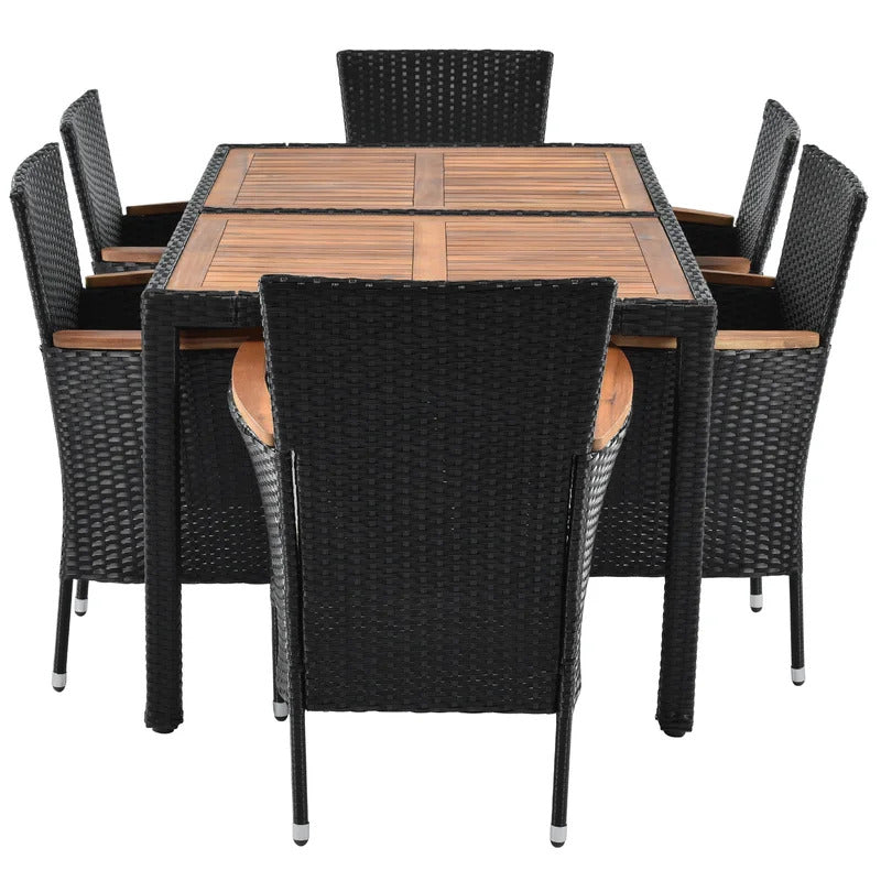 Breakfast Table: 6 Seater Dining Set