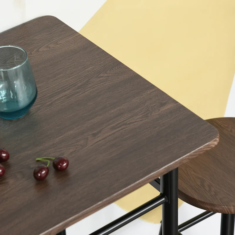 Breakfast Table: Counter Height 2 Seater Dining Set