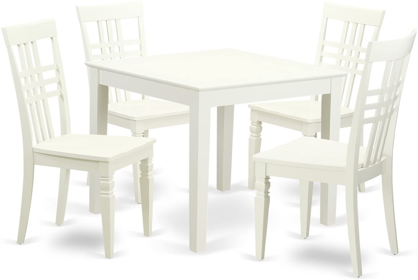 Breakfast Table Triple Crossback Breakfast Nook Dining Set