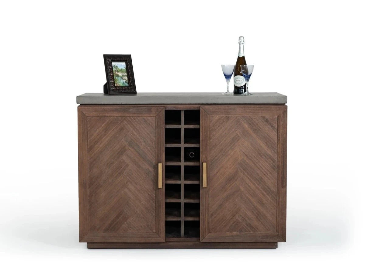 Buffet Table MAC Concrete Wine Cabinet