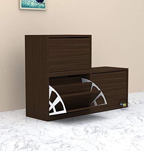 Cabinet Three Piece Elegant Shoe Storage Cabinet
