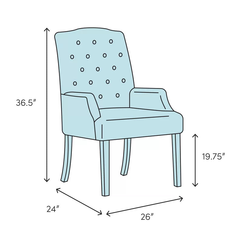 Cafe Chair: Brown Arm Chair, Restaurant Chair