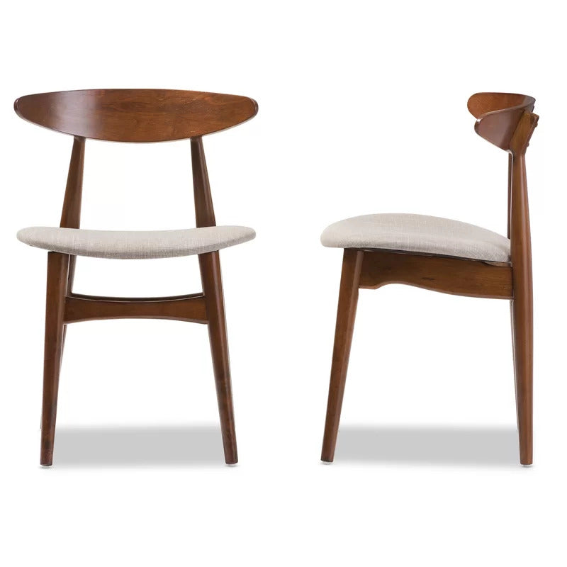 Cafe Chair: Brown Restaurant Chair (Set of 2)