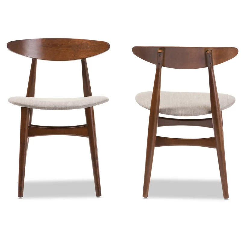 Cafe Chair: Brown Restaurant Chair (Set of 2)