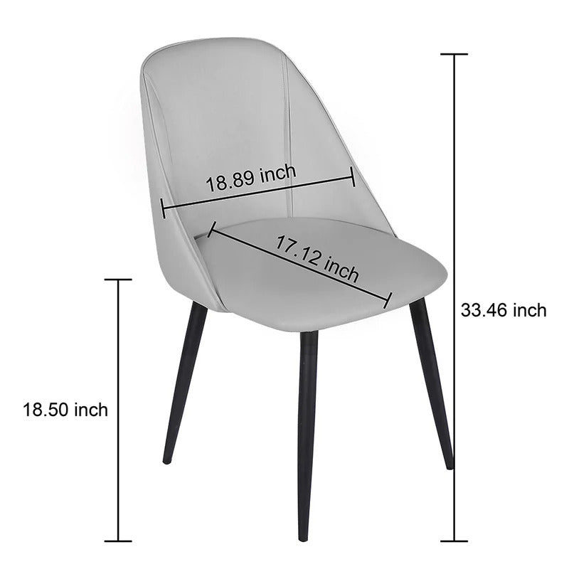 Cafe Chair: Side Restaurant Chair (Set of 2)