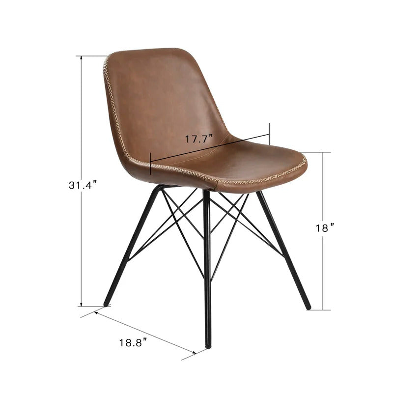 Cafe Chair: Side Restaurant Chair (Set of 2)
