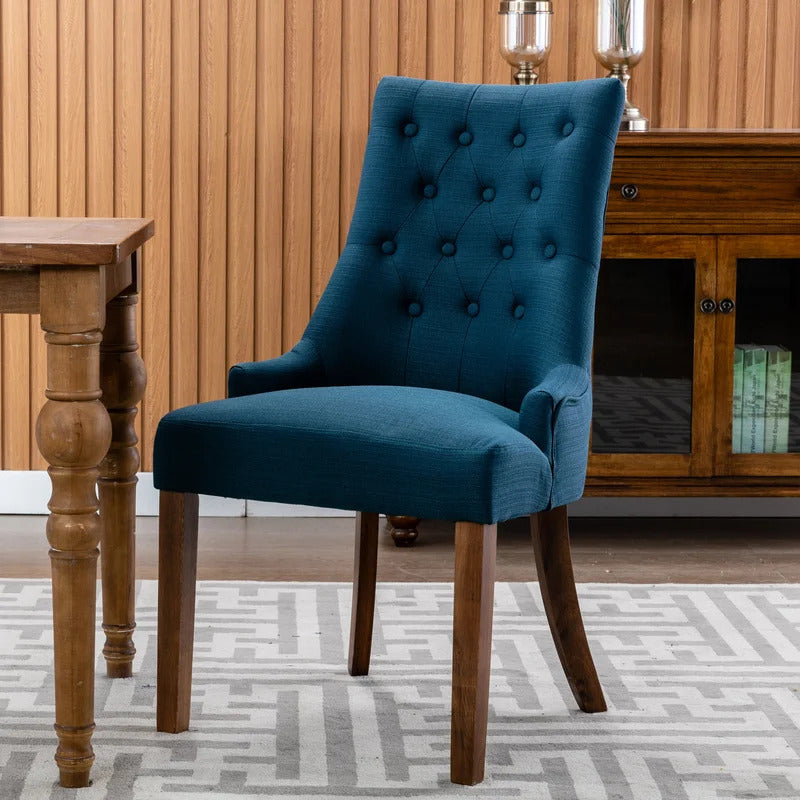 Cafe Chair: Tufted Velvet Chair