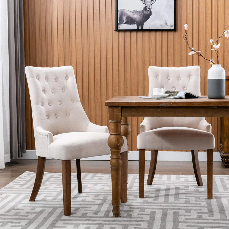 Cafe Chair: Tufted Velvet Chair
