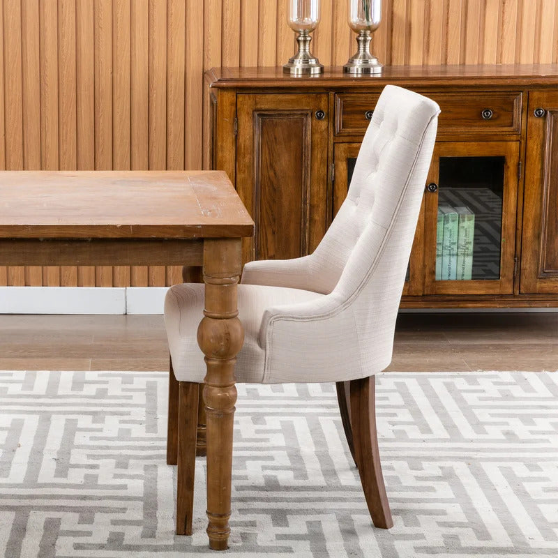 Cafe Chair: Tufted Velvet Chair