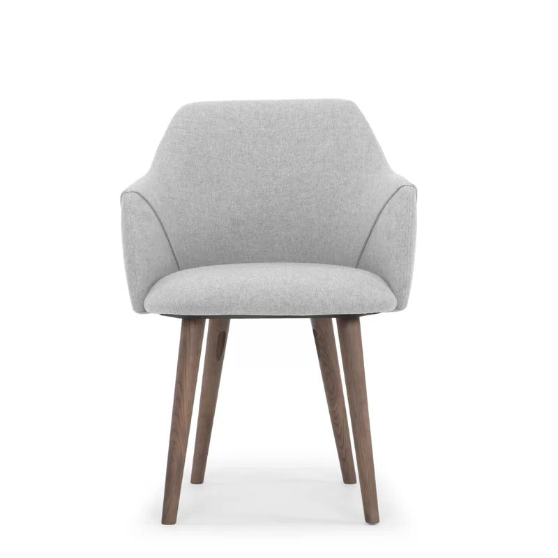 Cafe Chair: Upholstered Arm Restaurant Chair (Set of 2)