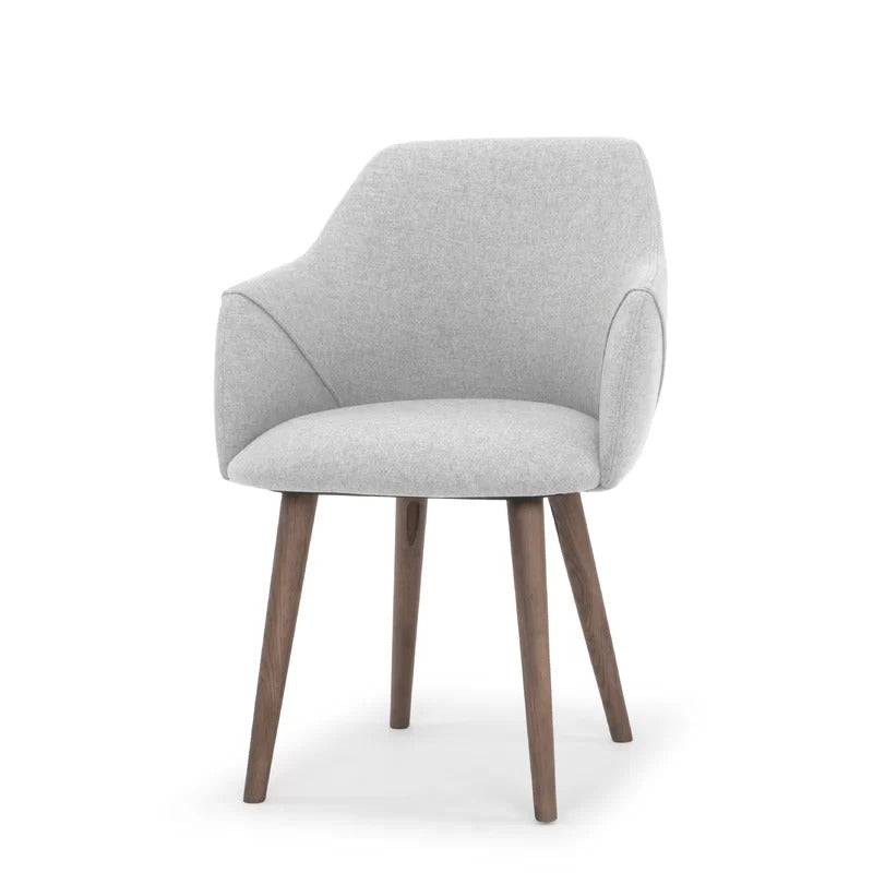 Cafe Chair: Upholstered Arm Restaurant Chair (Set of 2)