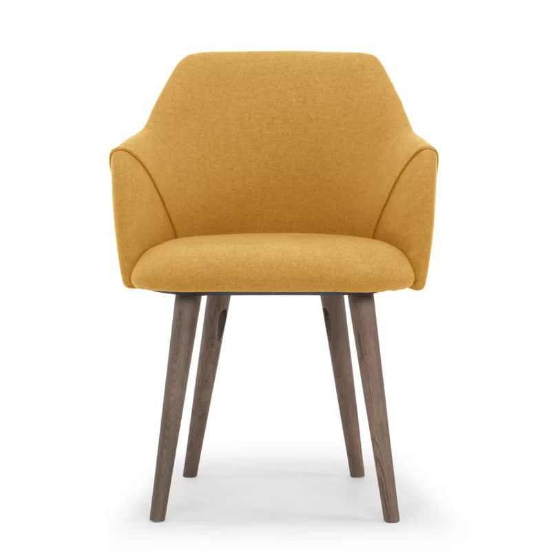 Cafe Chair: Upholstered Arm Restaurant Chair (Set of 2)