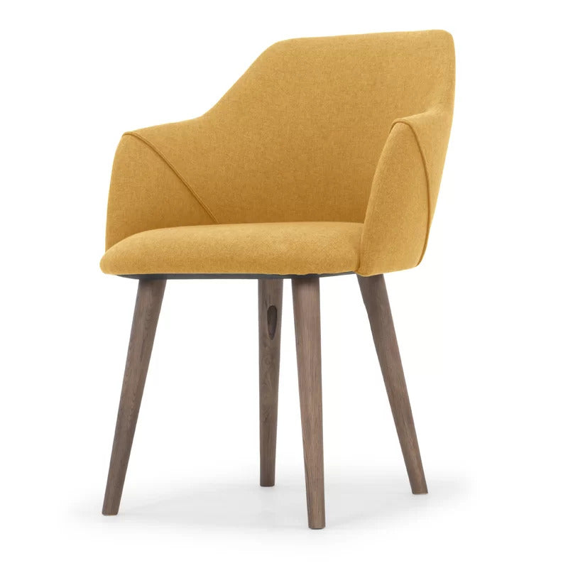 Cafe Chair: Upholstered Arm Restaurant Chair (Set of 2)