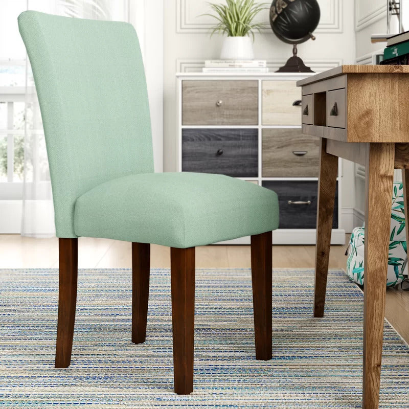 Cafe Chair: Upholstered Parsons Chair